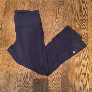 Dark Blue Lululemon Pace Rival Crop Leggings